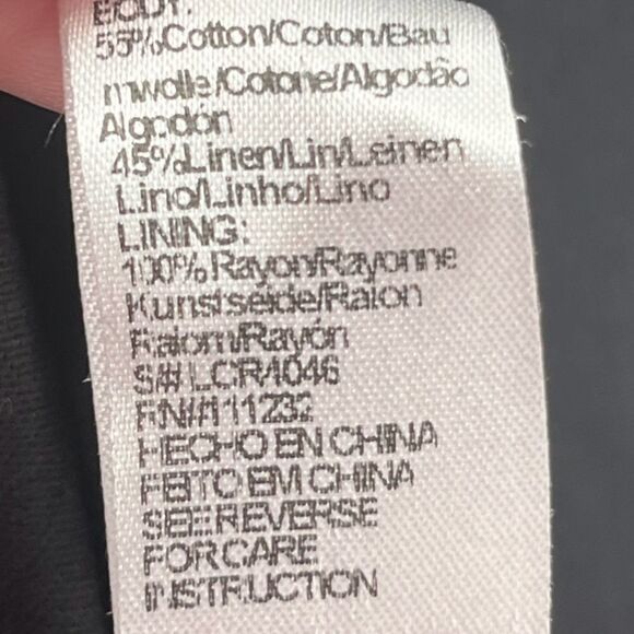 LUCCA Maui Cross Front Ruffle Jumpsuit Wide Leg Cropped in Black Women’s S - Picture 10 of 11